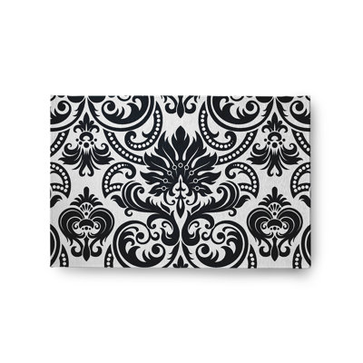 Bayze Chenille Damask Indoor Rug