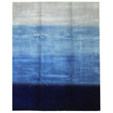 Gabbeh Wool Ombre Area Rug in Blue