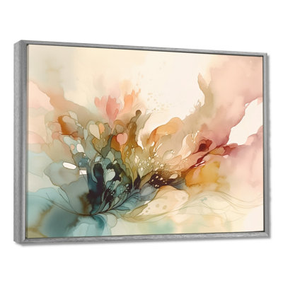Delicate Floral Impressions II - Floral Framed Art