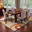  Tapis Mid-Century en laine touffeté à la main à motif géométrique Oritz Authentic-19939822