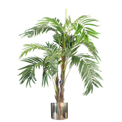 120cm Faux Palm Tree in Pot Liner