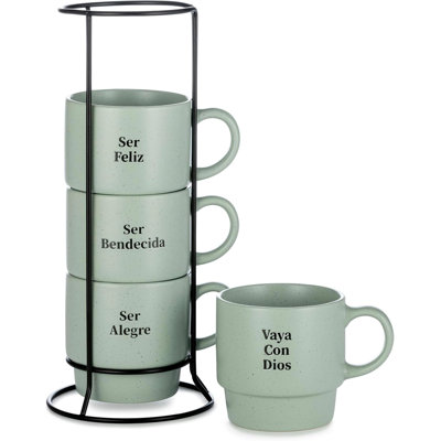 Bendicida (Blessed) Sage Tower Mugs