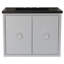Ensemble de meuble-lavabo mural simple 31 po Crumley-681647638-681647629