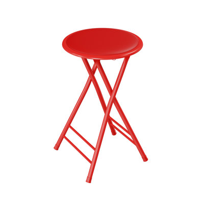24-Inch Folding Stool with 225lb Capacity