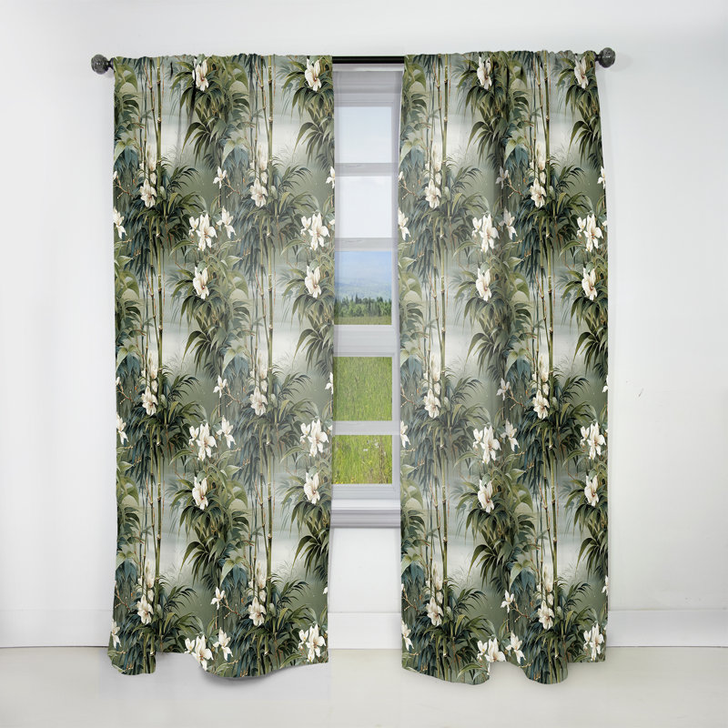 Bamboo Reflections Tropical, L 52 po x L 90 po