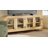 Modern Curved Easy Assembly TV Stand with Glass Doors-1645665539-1645665537