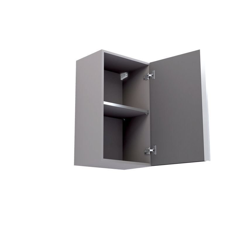 Premium Garage Modular Storage Wall Cabinet, Soft-Close Door, Integrated Handles, Heavy Duty Plywood Box Construction, Tool and Equipment Organizer, 18 inch