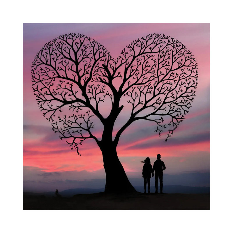 My Heart by Abdullah Evindar - Wrapped Canvas Print, 30.48 cm H x 30.48 cm W