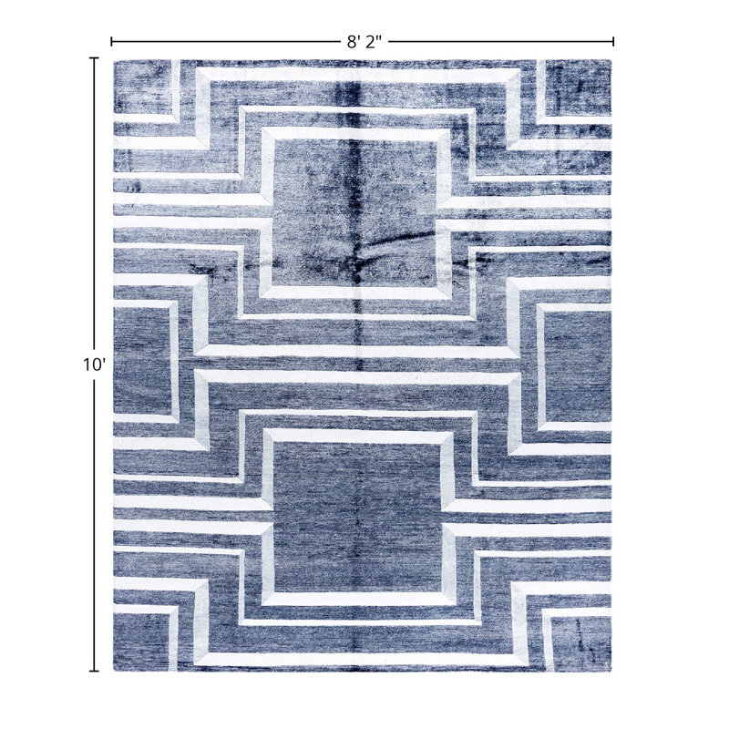 Overdyed One-of-a-Kind 8' 2" X 10' 0" Hand Knotted Area Rug