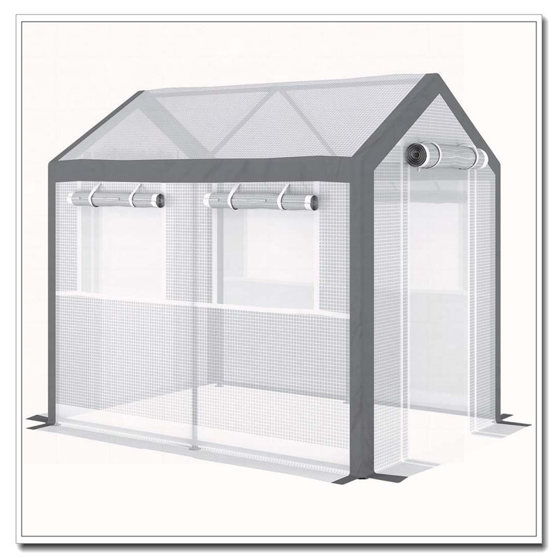 Serre de jardin 8 pi x 6 pi x 7,5 pi Outsunny