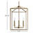 Ellis 4 - Light Steel Dimmable Lantern Square / Rectangle Chandelier-1682159711-1682159651-1682159649