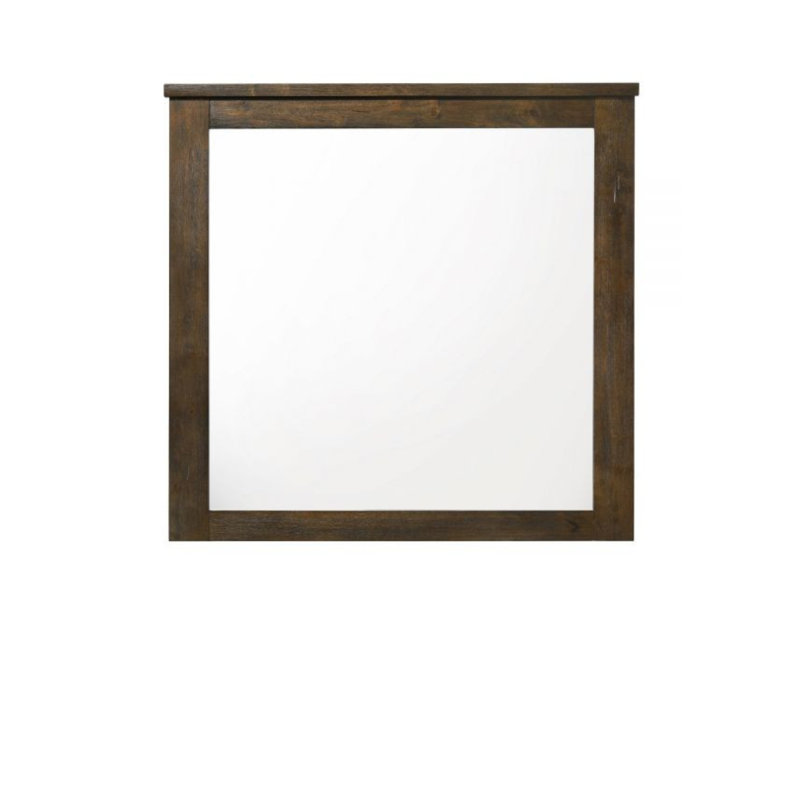 Miroir rectangulaire en chêne 40 po à fixer à la commode