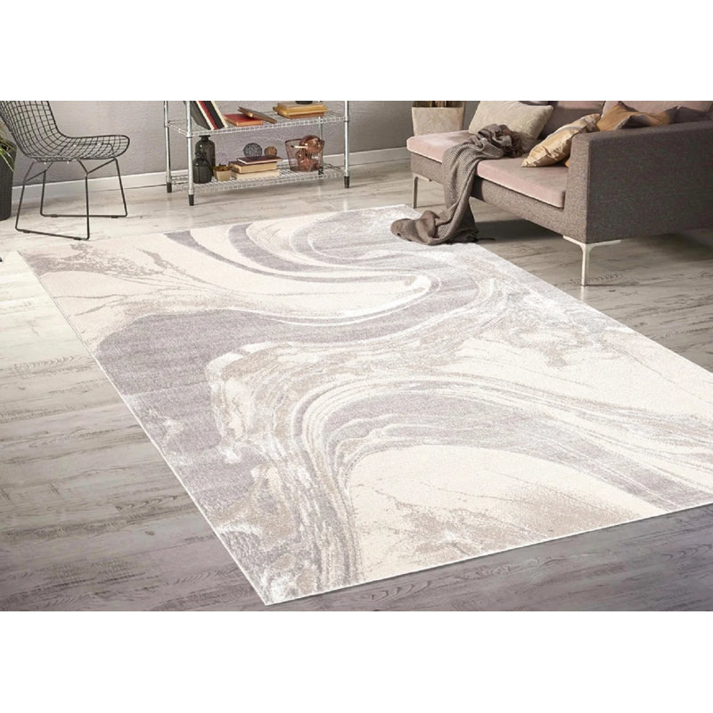 Iris Area Rug Beige, Rectangle 120 x 170 cm