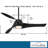 58" Artemis 3 - Blade LED Propeller Ceiling Fan with Remote Control and Light Kit Included