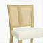 Ensemble de 2 chaises en rotin sans accoudoirs (frêne clair + beige)-1297281359-1297281357