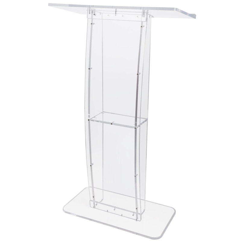 Podium en plastique 47,2 po, Blanc