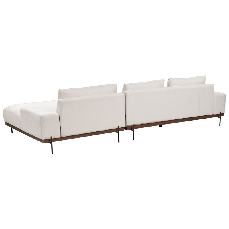 Crisma 3 Seater Corner Sofa , Beige, Right Hand Facing