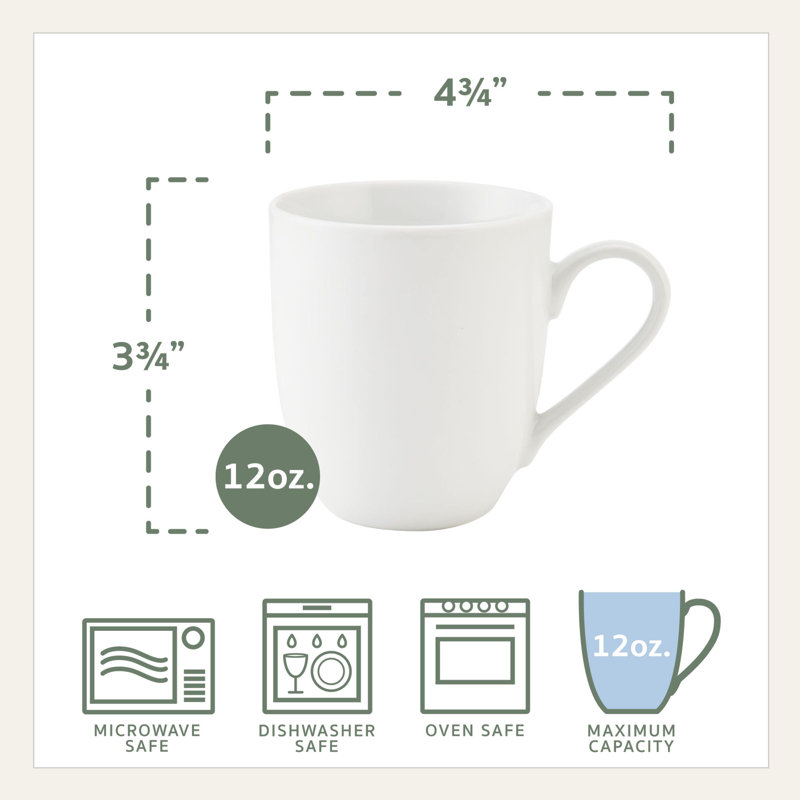 Fitz and Floyd Everyday White Mug