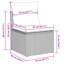 Grand canapé modulaire en rotin PE Vidaxl