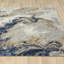 Tapis abstrait antidérapant 5x7