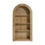 78.74" Tall 4-Tier Arched Bookcase with Open Display Storage Shelf-557577982