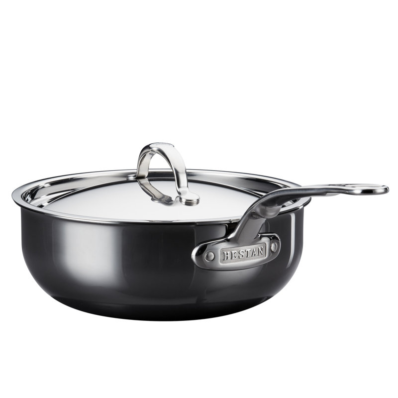 Hestan NanoBond 5QT Covered Essential Pan w/ Helper Handle, 3.5 qt.