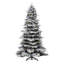 Arbre de Noël épinette mince givré pré-éclairé-1157245116