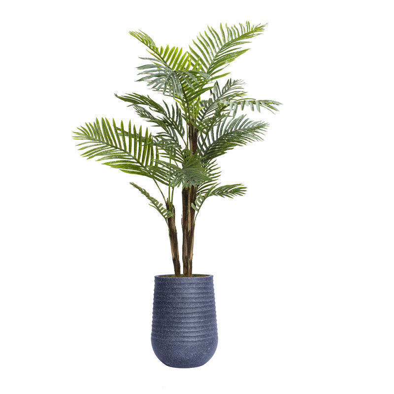 Arbre artificiel en pot 83,08 po, Noir