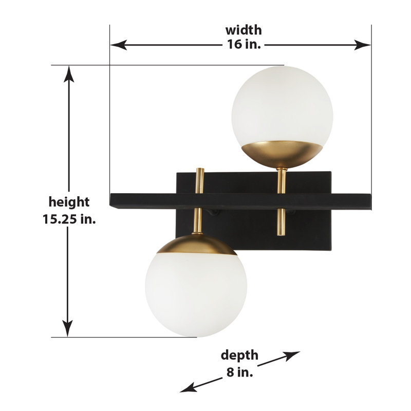 Vicky 2-Light Armed Sconce