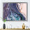 Reproduction d'art sur toile de luxe en marbre mauve luxueux VI