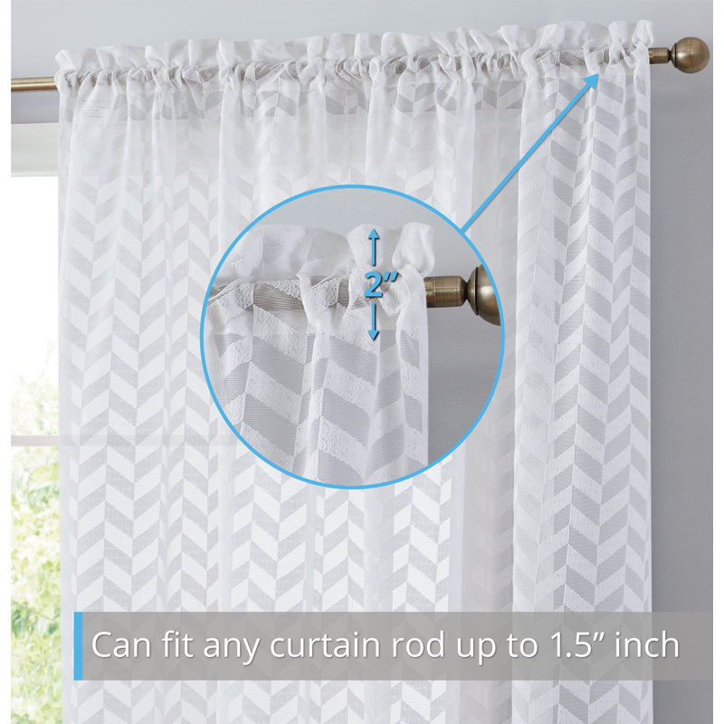 Semi Sheer Liner Pair, 54" W X 54" L, Beige