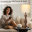 29" Tall Vintage Resin USB Table Lamp Set with Touch Control-457409693