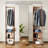 360° Rotating Multifunctional Full Length Mirror With Hook Storage Rack Coat Rack With Mirror Solid Wood Floor Mirror Bedroom Living Room Cloakroom Space Saving-1023288663