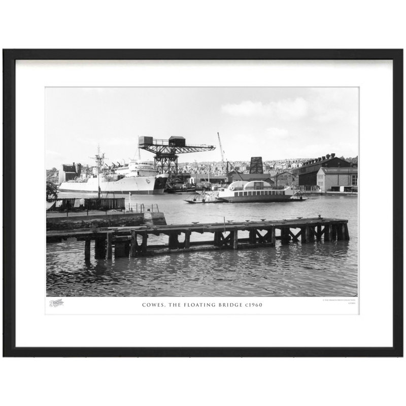 Cowes, The Floating Bridge C1960 - Single Picture Frame Print, 28cm H x 36cm W x 2.3cm D