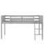 Lit mezzanine double en bois pleine grandeur gris, sans sommier, facile à assembler, matériau durable, installation simple-665281921-665281926