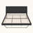 Upholstered Platform Bed with Wave-Like Curve and Trapezoidal Legs,No Box Spring Needed-1359851165-1359851170