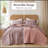 3-Piece Full/Queen Boho Floral Reversible Quilt