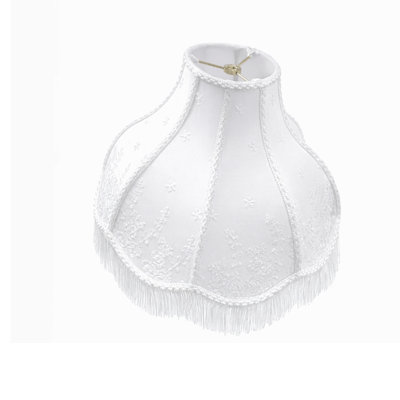 Victorian Scalloped Fringe Lamp Shades