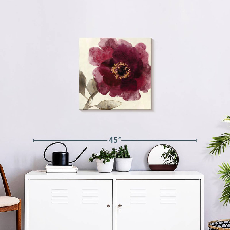 Harnek Crimson Peony I, H 20 po x l 20 po