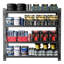 Extra Wide Heavy Duty Garage Shelving, 6000 lbs Capacity, 4-Tier Adjustable Metal Storage Rack, Black