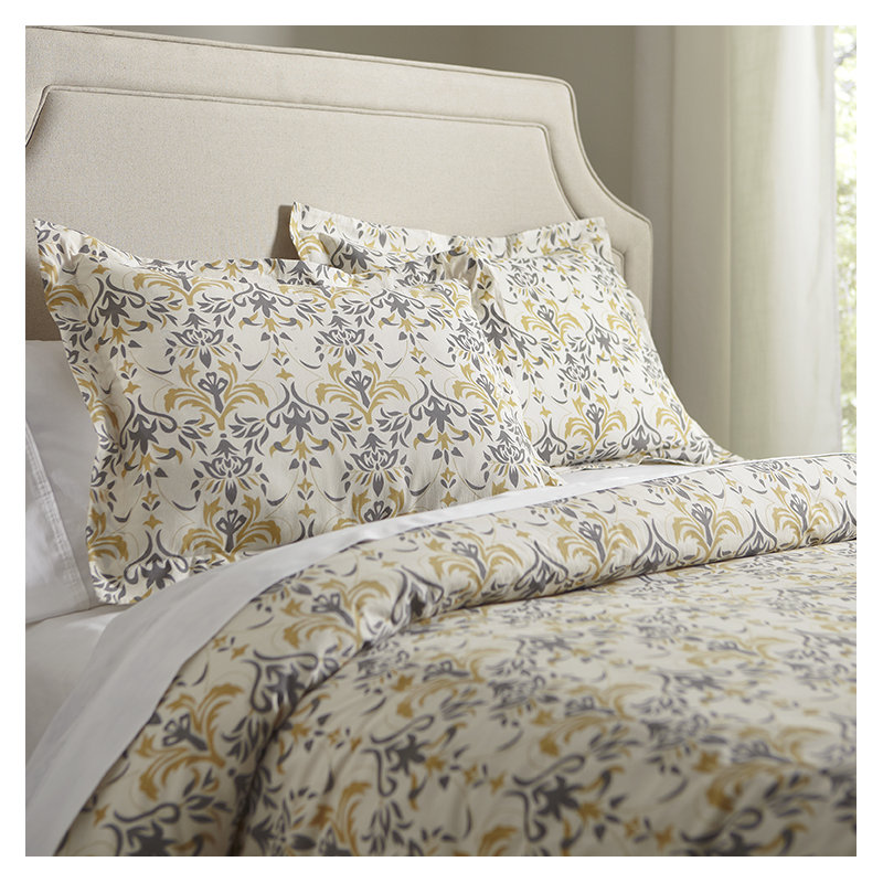 Ensemble de housse de couette réversible Carter, Housse de couette pour très grand lit et 2 très 