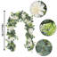 Guirlande eucalyptus avec fleurs