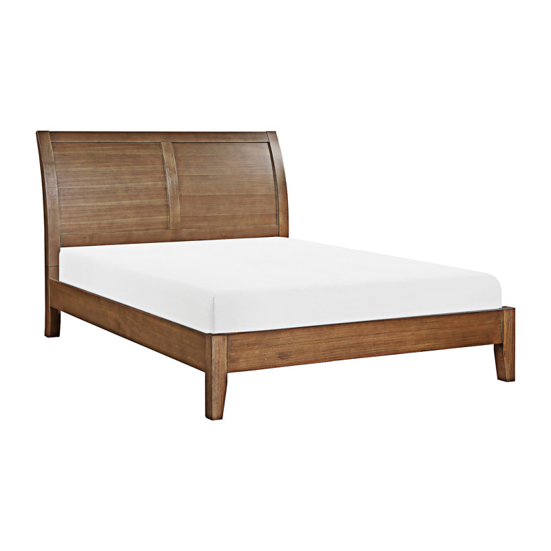 Transitional  Queen Platm Bed
