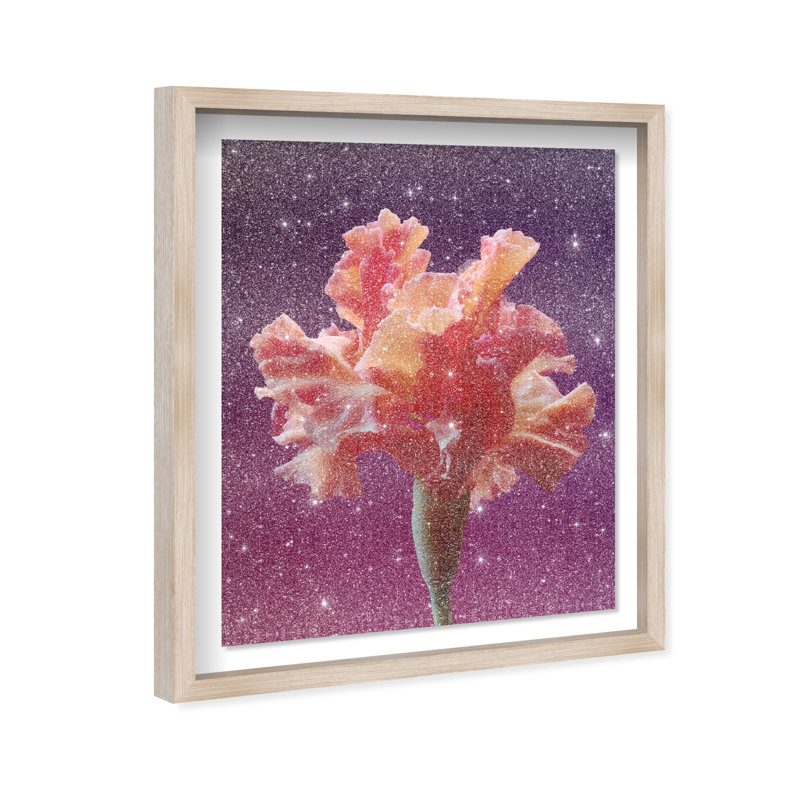 Taffeta Twilight I Print by Oliver Gal, 31.5"H x 37.5"W, Natural Oak Shadowbox