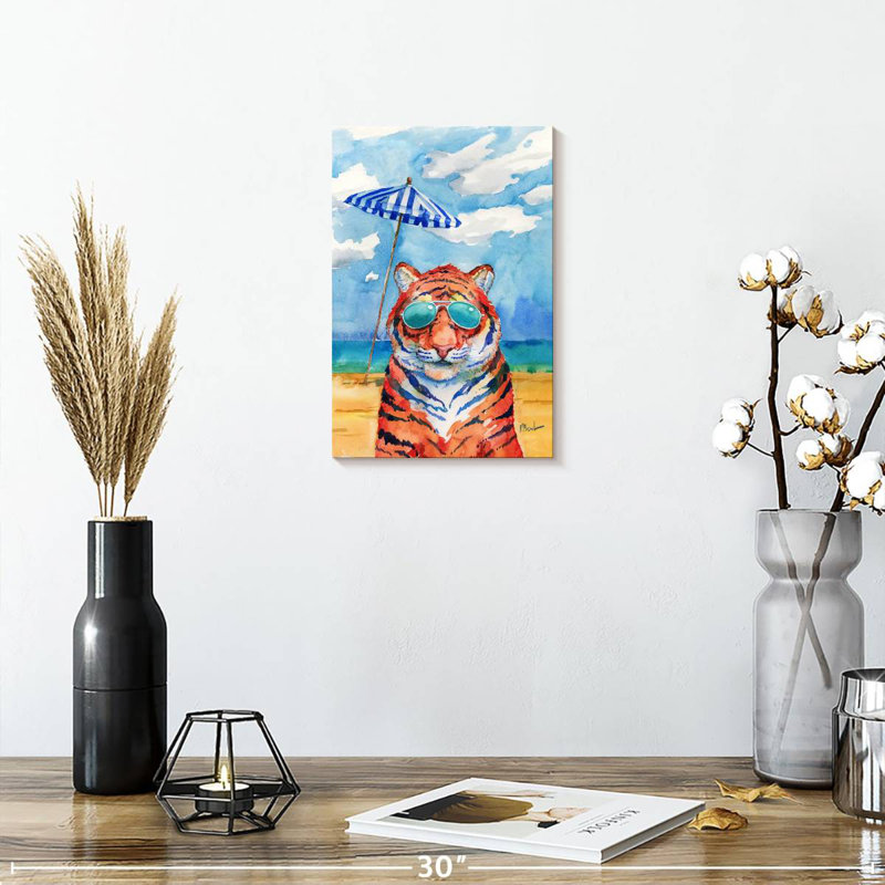Abat-jour Ketti Tiger, H 12 po x l 8 po