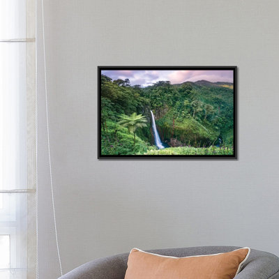 « catarata del toro cascade, costa rica » par matteo colombo, impression sur toile