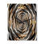 Fractal Rotating Abstract Design - Horloge murale abstraite en métal-921434436