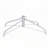 7.5FT White Slim Artificial Christmas Tree Includes Foldable Metal Stand