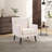 29" Wide Contemporary  Upholstered Tufted Armchair With Solid Wood Legs-2039374794