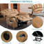 Fauteuil de massage inclinable électrique chauffant Hawking-2114563951
